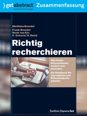 cover image of Richtig recherchieren (Zusammenfassung)